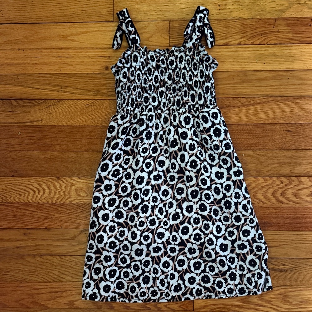 Diane Von Furstenburg for Target Floral Kids Dress in Black and White